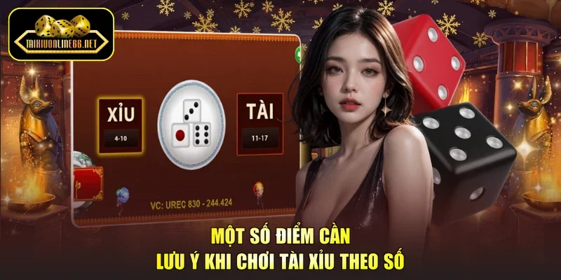 Một số điểm cần lưu ý khi chơi tài xỉu theo số