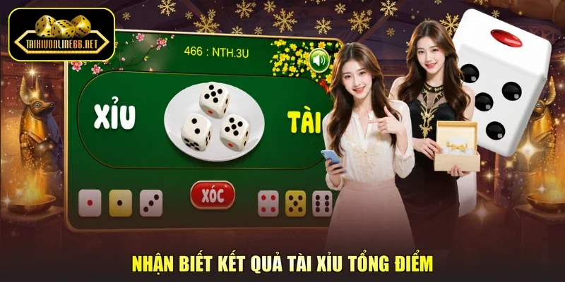 Nhận biết kết quả tài xỉu tổng điểm